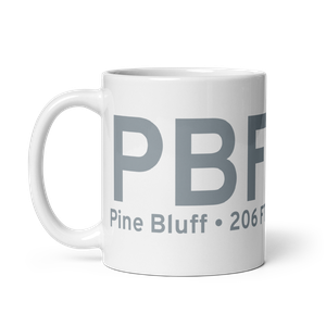 Pine Bluff (KPBF) Airport Mug