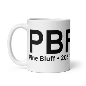 Pine Bluff (KPBF) Airport Mug