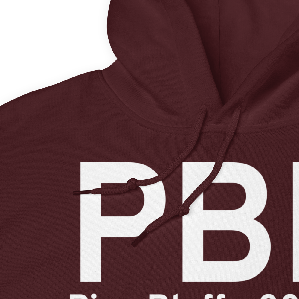Pine Bluff (KPBF) Airport Hoodie Sweatshirt 