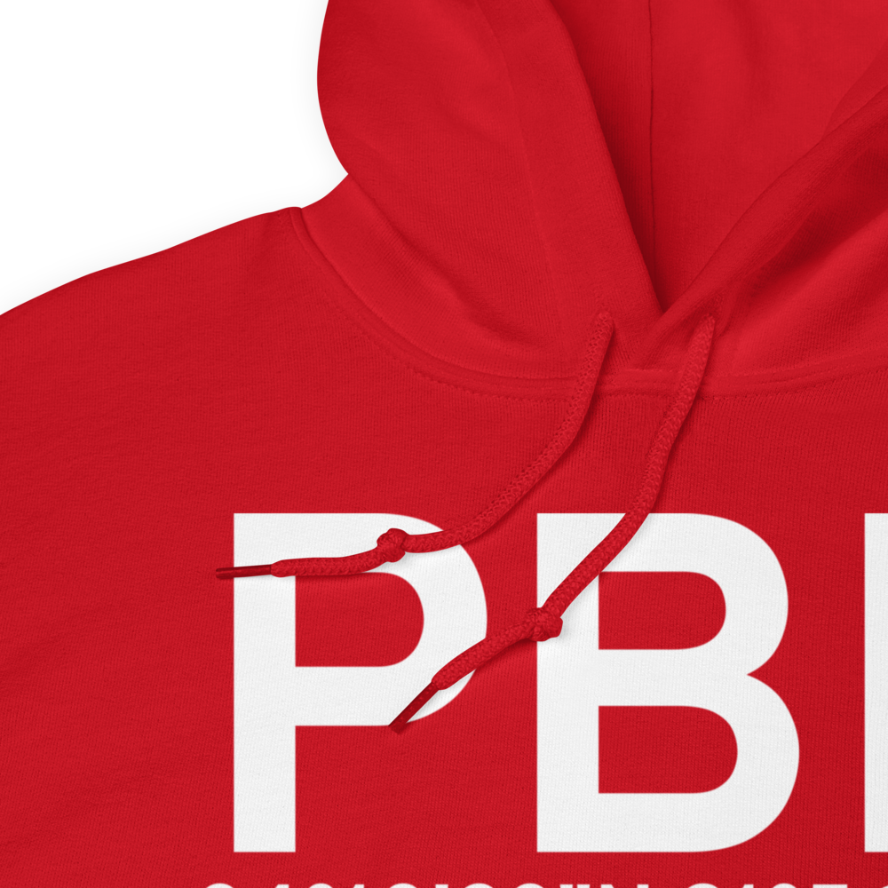 Pine Bluff (KPBF) Airport Hoodie Sweatshirt 