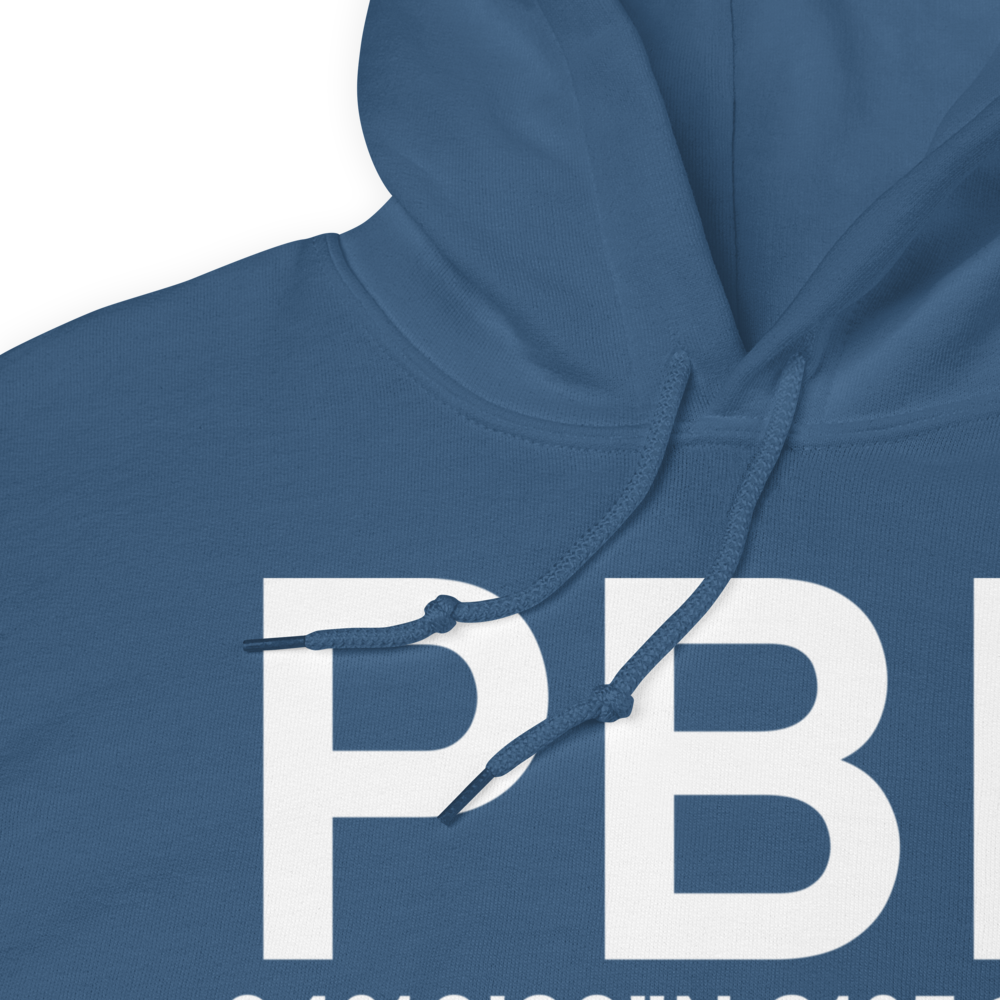 Pine Bluff (KPBF) Airport Hoodie Sweatshirt 