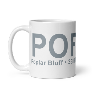 Poplar Bluff (KPOF) Airport Mug