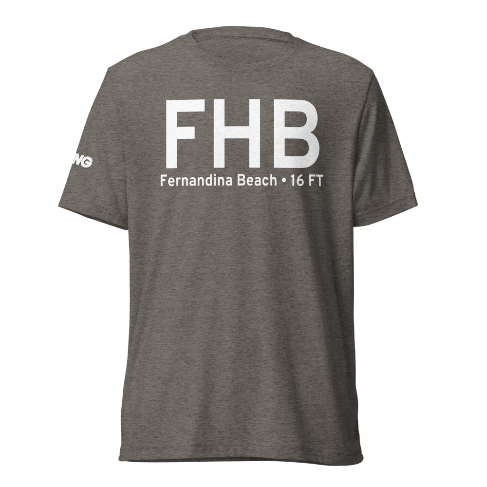 Fernandina Beach (K55J) Airport Tri-blend T-Shirt 