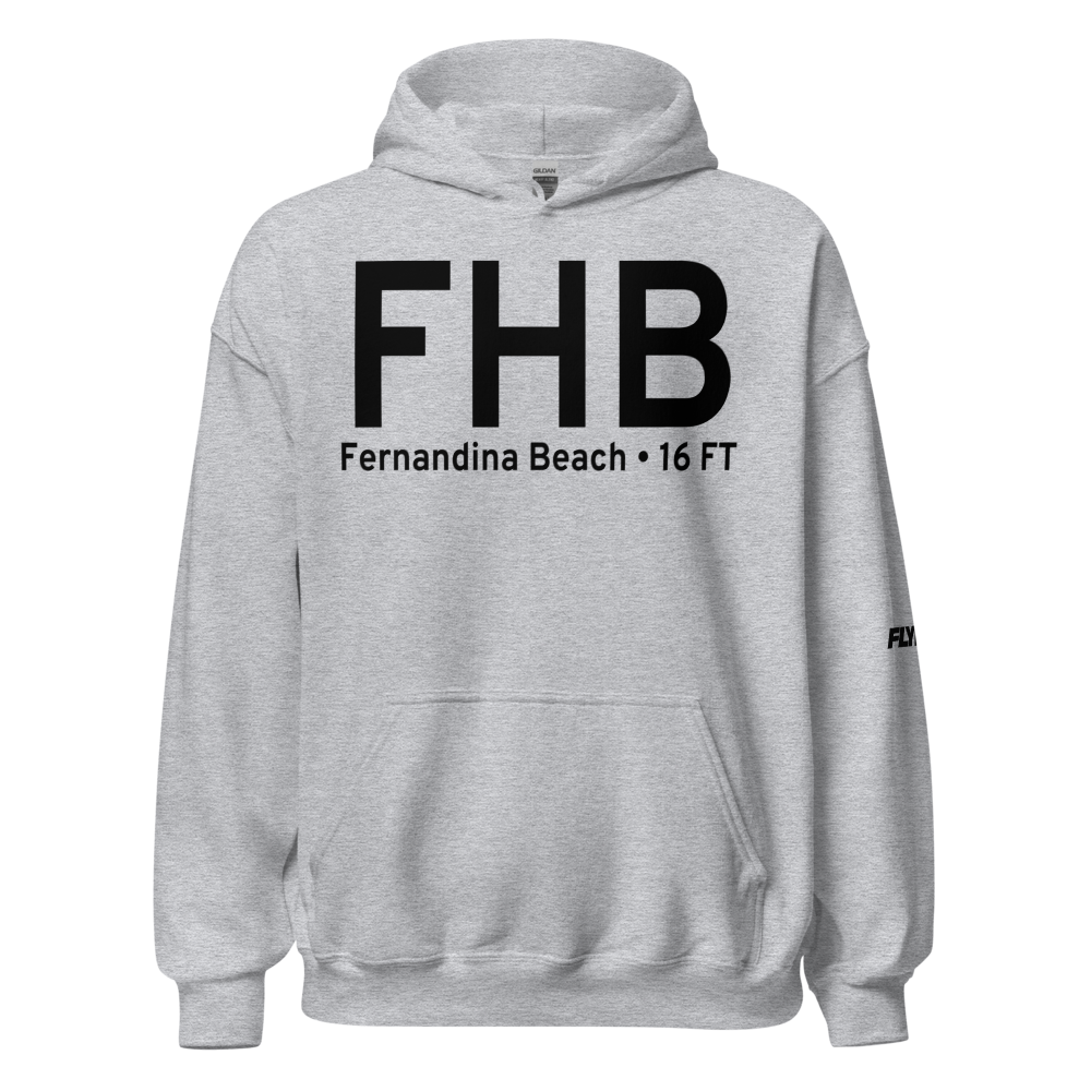 Fernandina Beach (K55J) Airport Hoodie Sweatshirt 