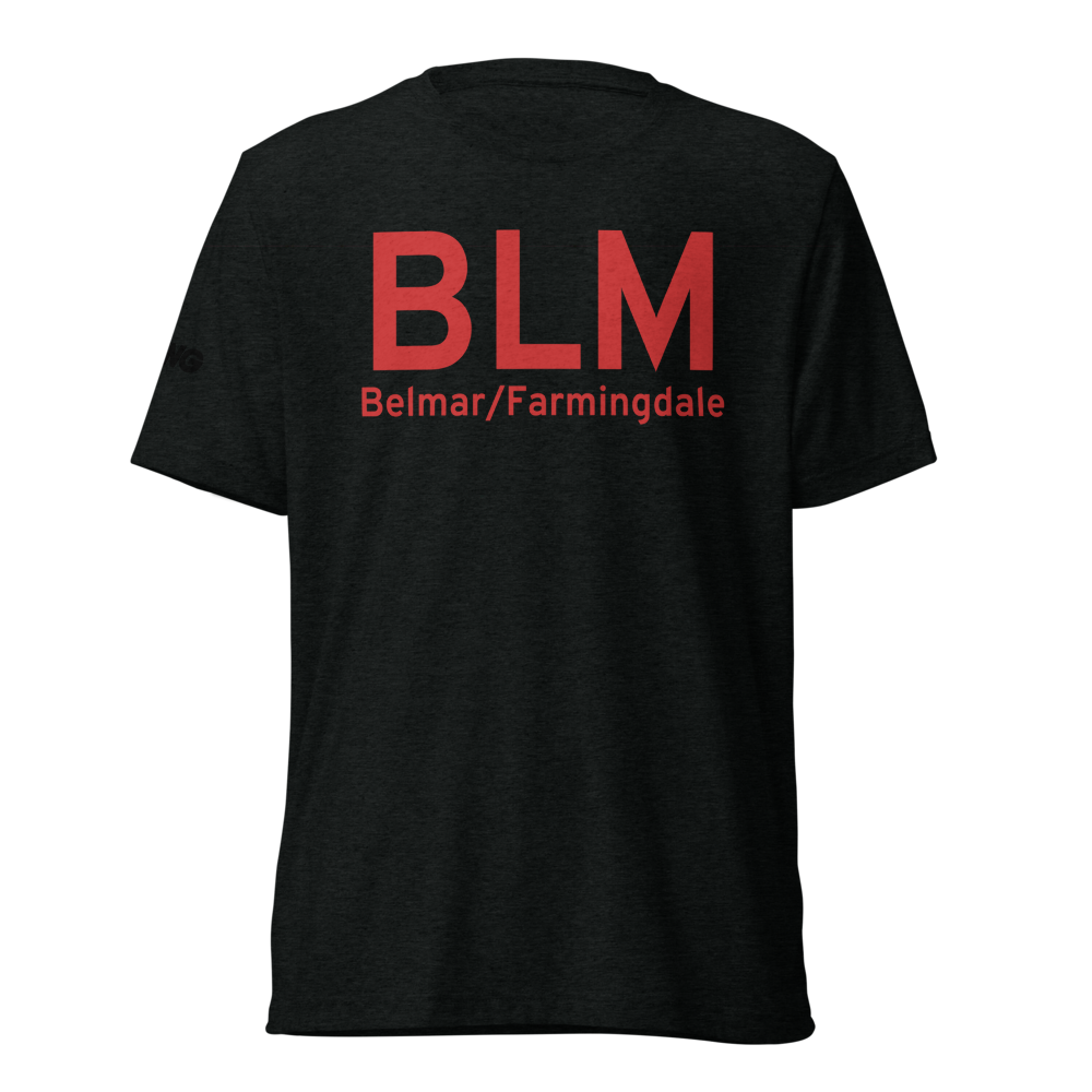 Belmar/Farmingdale (KBLM) Airport Tri-blend T-Shirt 
