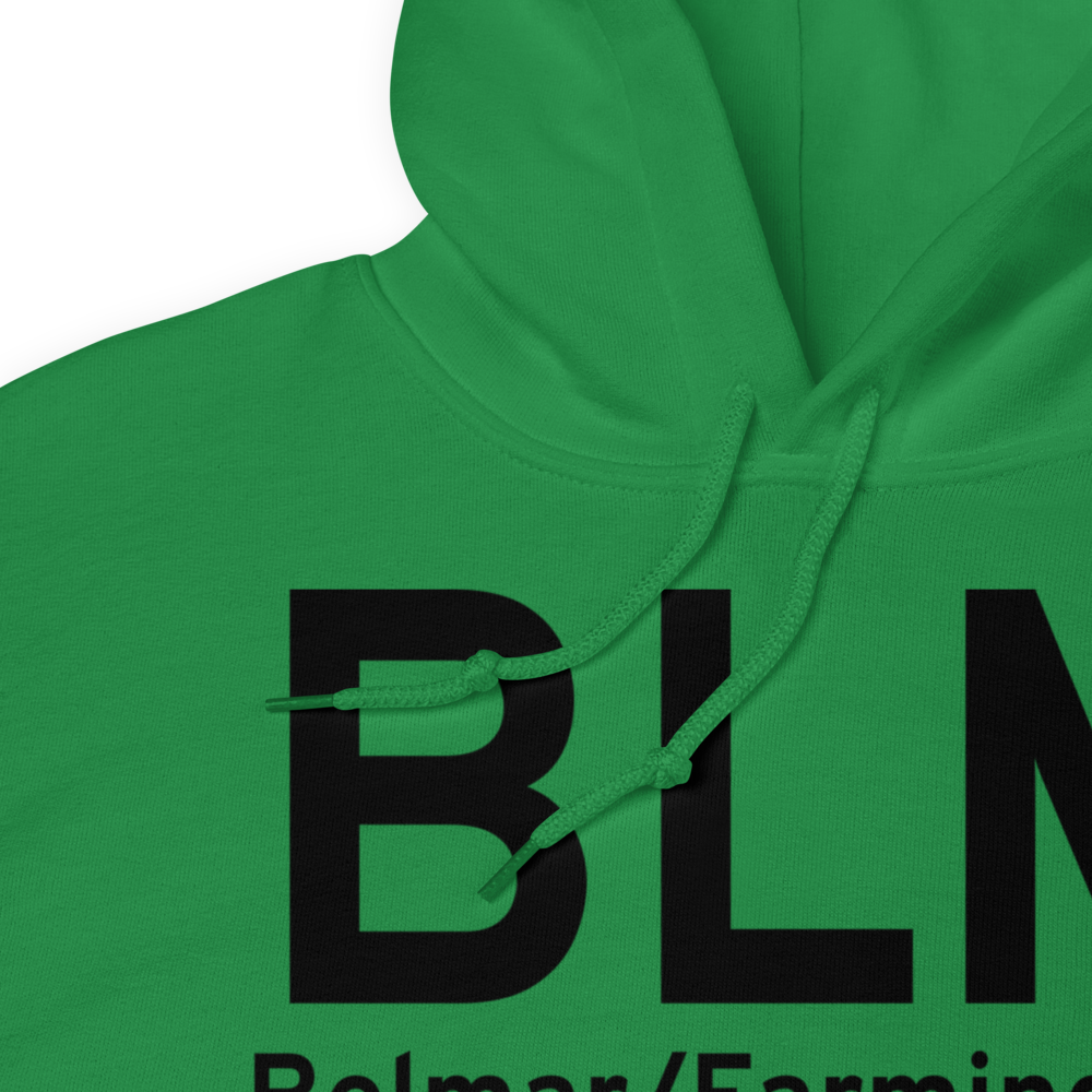 Belmar/Farmingdale (KBLM) Airport Hoodie Sweatshirt 