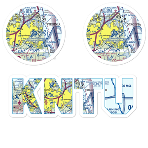 Oceana Naval Air Station (NTU) VFR Sectional Sticker Pack