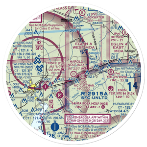 Harold Nolf Heliport (NZX) VFR Sectional Sticker (30 mile)