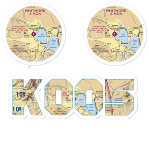 Rogers Field (O05) VFR Sectional Sticker Pack