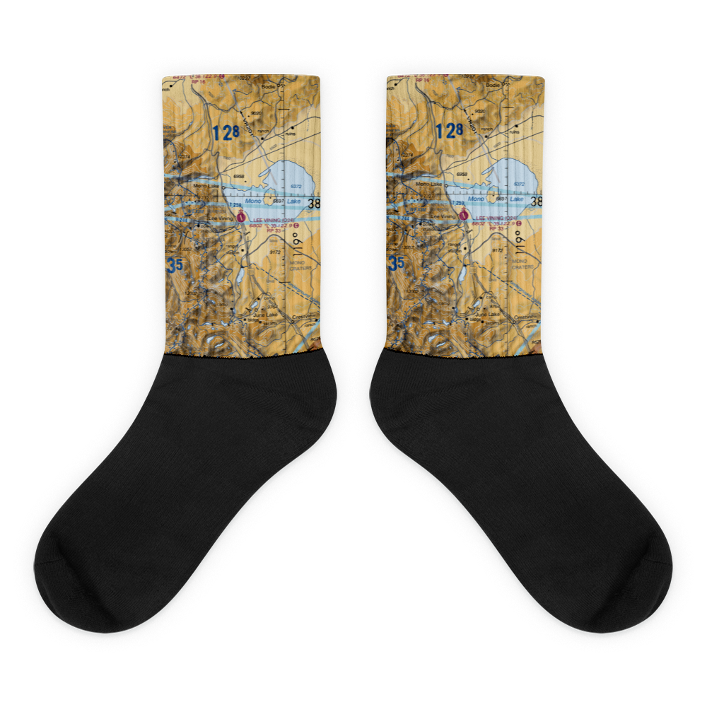 Lee Vining Airport (O24) VFR Sectional Socks 