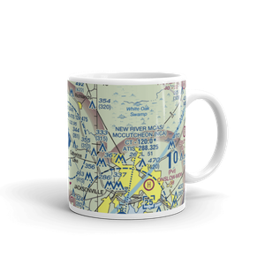 Albert J Ellis Airport (OAJ) VFR Sectional  Mug