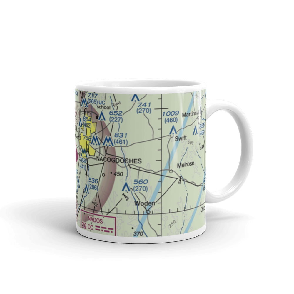 A L Mangham Jr. Regional Airport (OCH) VFR Sectional  Mug 