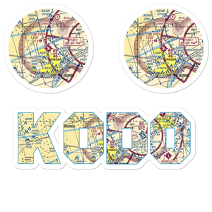 Odessa Schlemeyer Field (ODO) VFR Sectional Sticker Pack