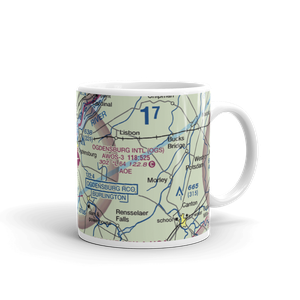 Ogdensburg International Airport (OGS) VFR Sectional  Mug