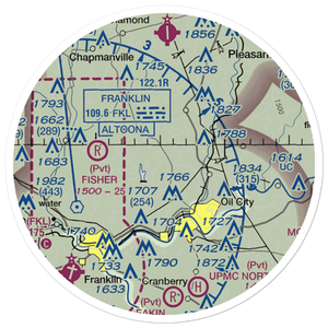 Splane Memorial Airport (OIL) VFR Sectional Sticker (20 mile)
