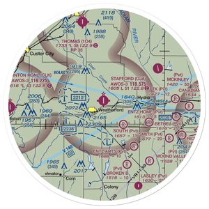 Thomas P Stafford Airport (OJA) VFR Sectional Sticker (30 mile)