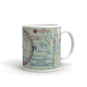 Solon Springs Municipal Airport (OLG) VFR Sectional  Mug