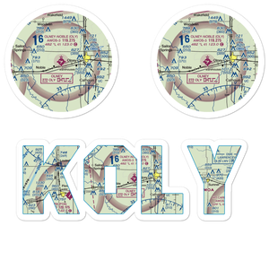 Olney Noble Airport (OLY) VFR Sectional Sticker Pack