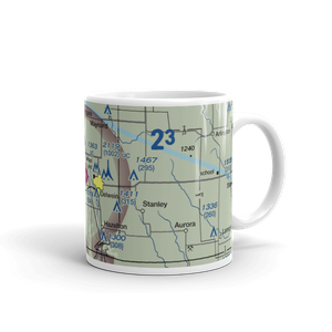 Oelwein Municipal Airport (OLZ) VFR Sectional  Mug