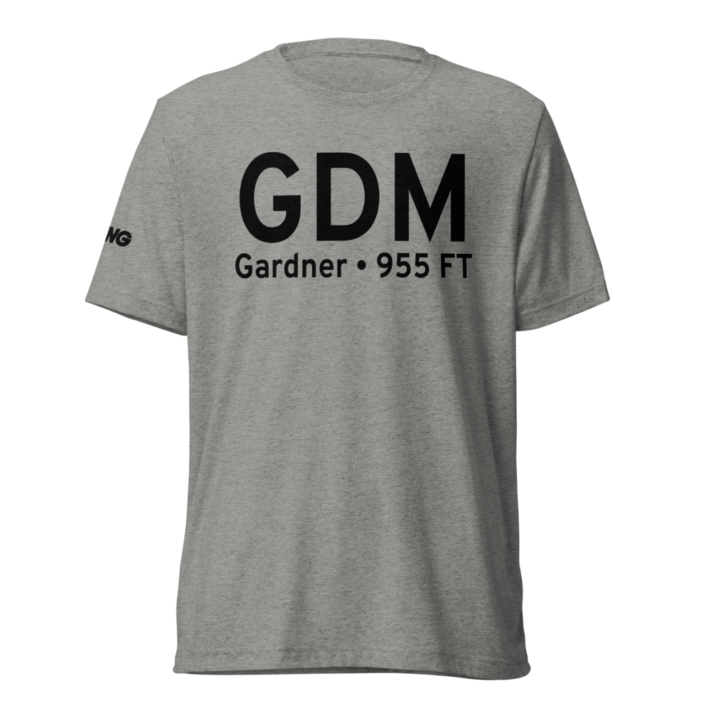 Gardner (KGDM) Airport Tri-blend T-Shirt 