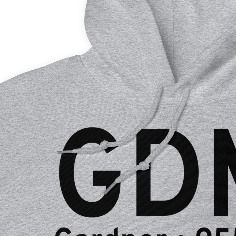 Gardner (KGDM) Airport Hoodie Sweatshirt 