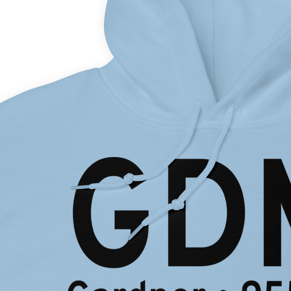 Gardner (KGDM) Airport Hoodie Sweatshirt 