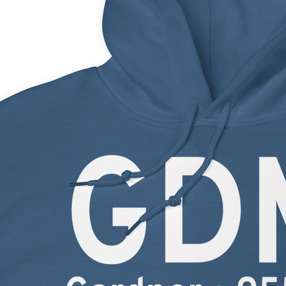 Gardner (KGDM) Airport Hoodie Sweatshirt 