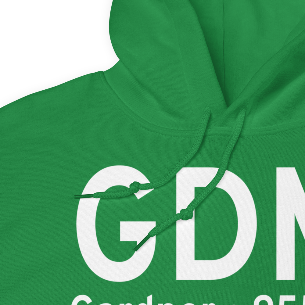 Gardner (KGDM) Airport Hoodie Sweatshirt 