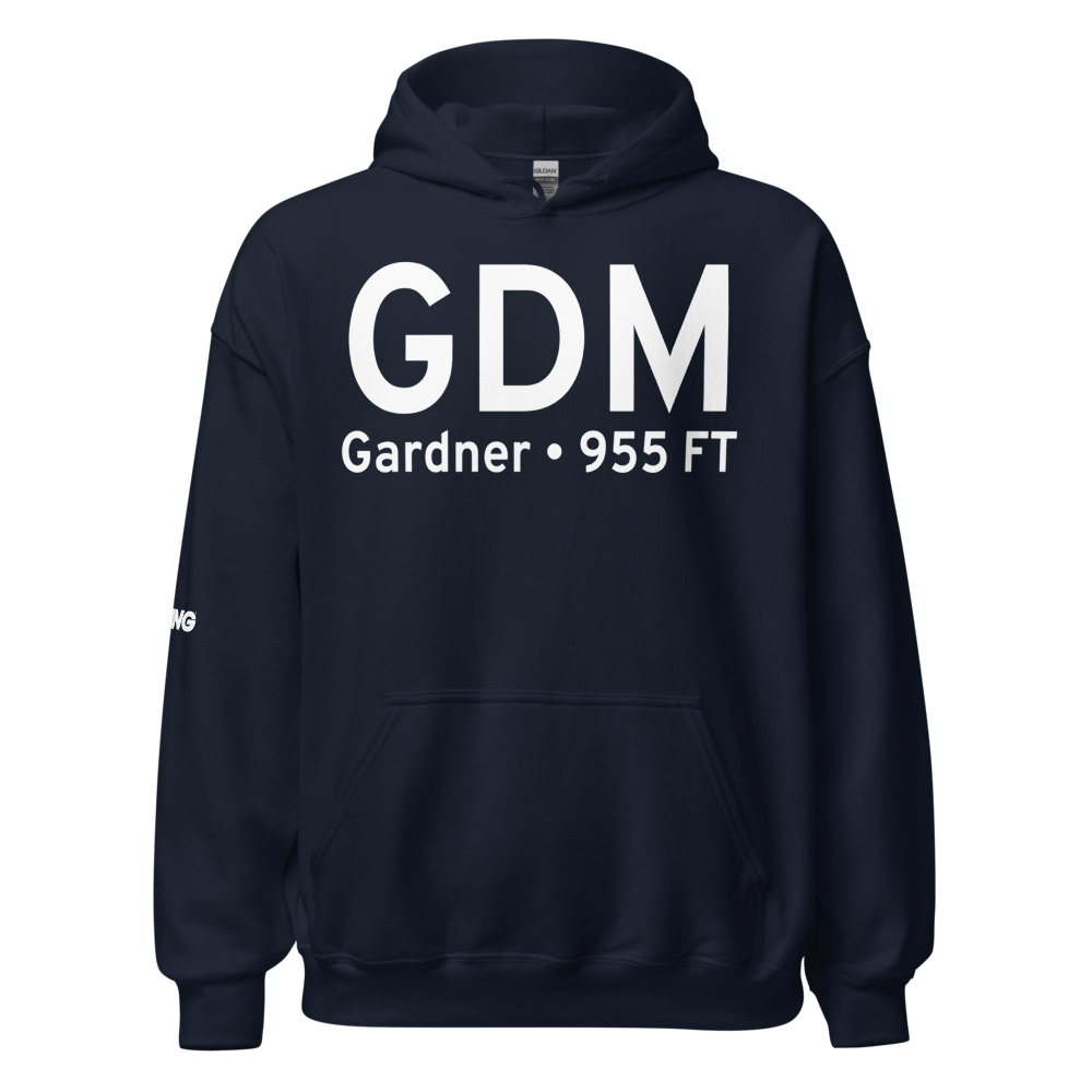 Gardner (KGDM) Airport Hoodie Sweatshirt 