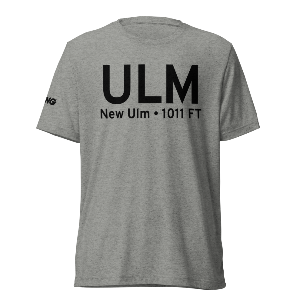 New Ulm (KULM) Airport Tri-blend T-Shirt 