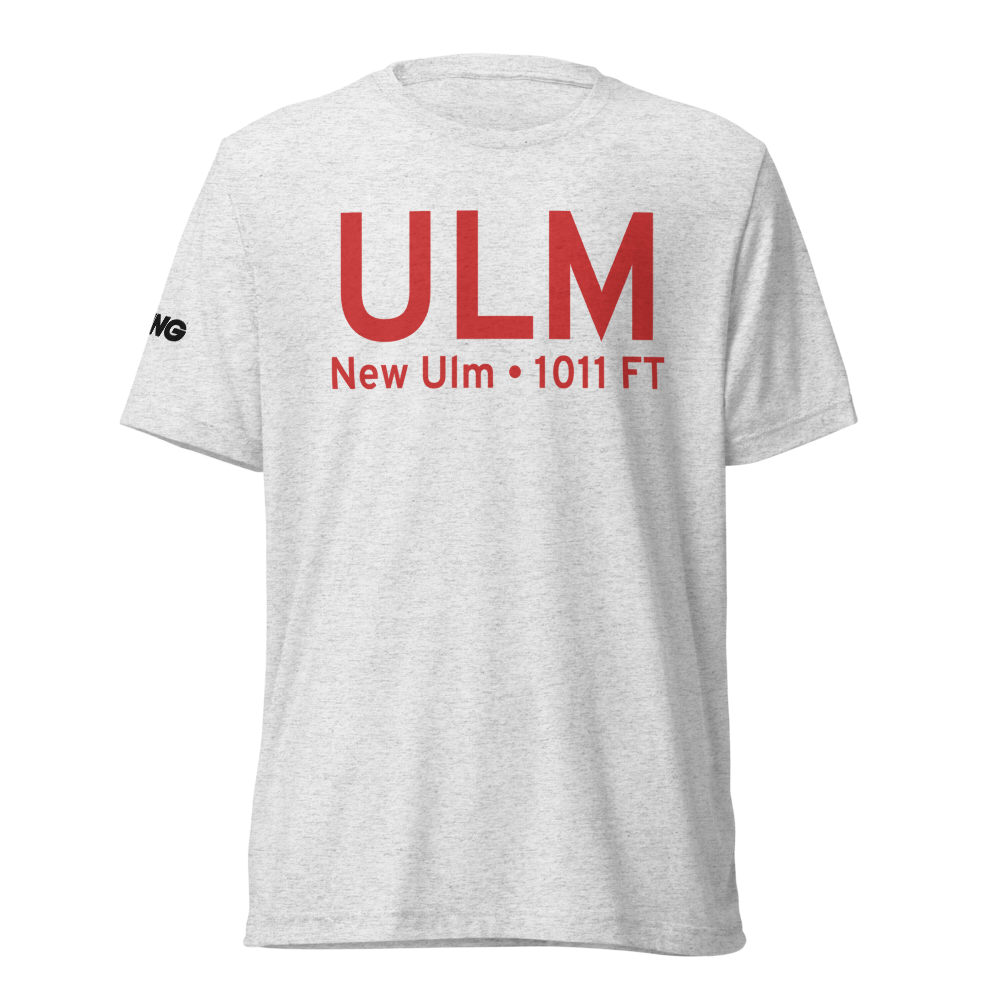 New Ulm (KULM) Airport Tri-blend T-Shirt 