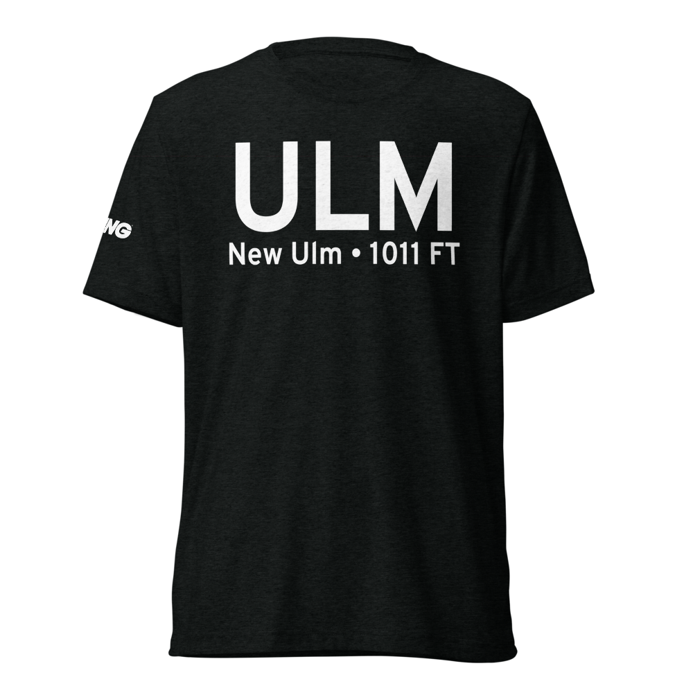 New Ulm (KULM) Airport Tri-blend T-Shirt 