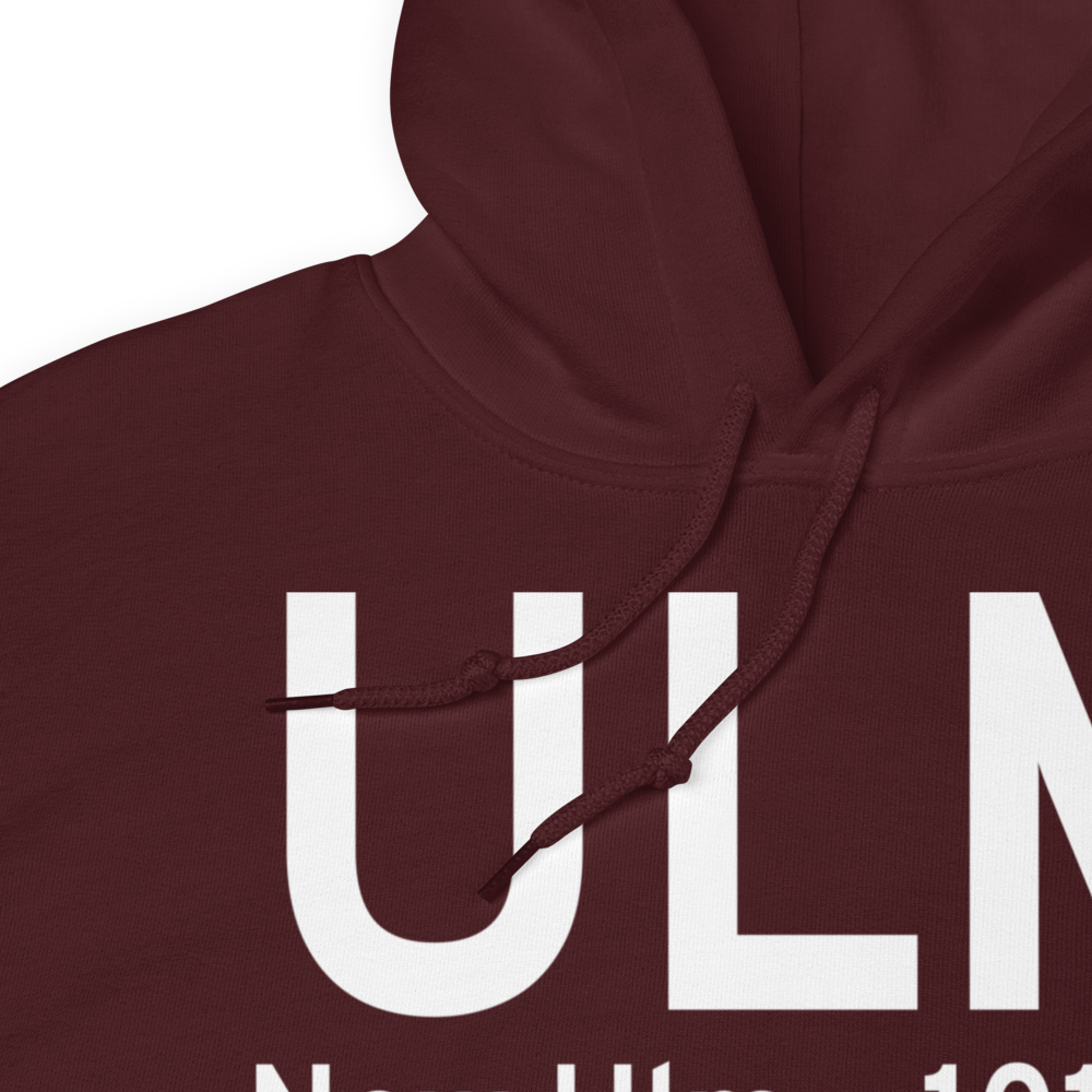 New Ulm (KULM) Airport Hoodie Sweatshirt 