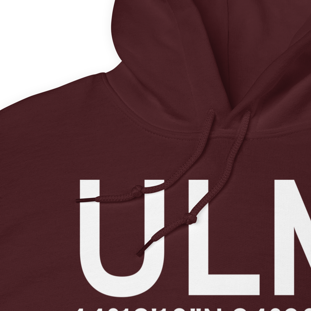 New Ulm (KULM) Airport Hoodie Sweatshirt 