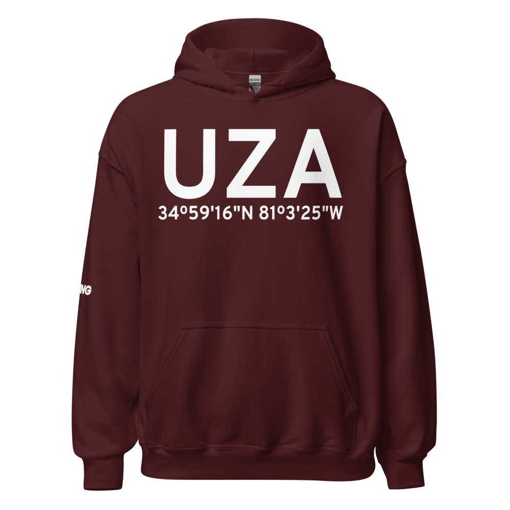 Rock Hill (KUZA) Airport Hoodie Sweatshirt 