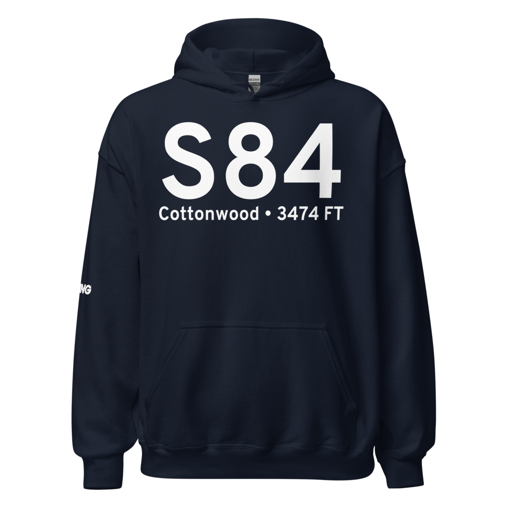 Cottonwood (KS84) Airport Hoodie Sweatshirt 