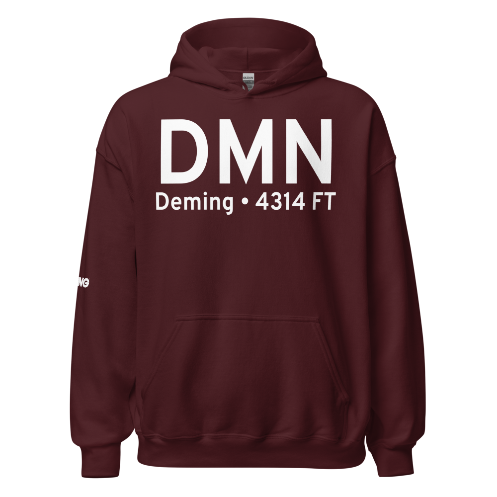 Deming (KDMN) Airport Hoodie Sweatshirt 