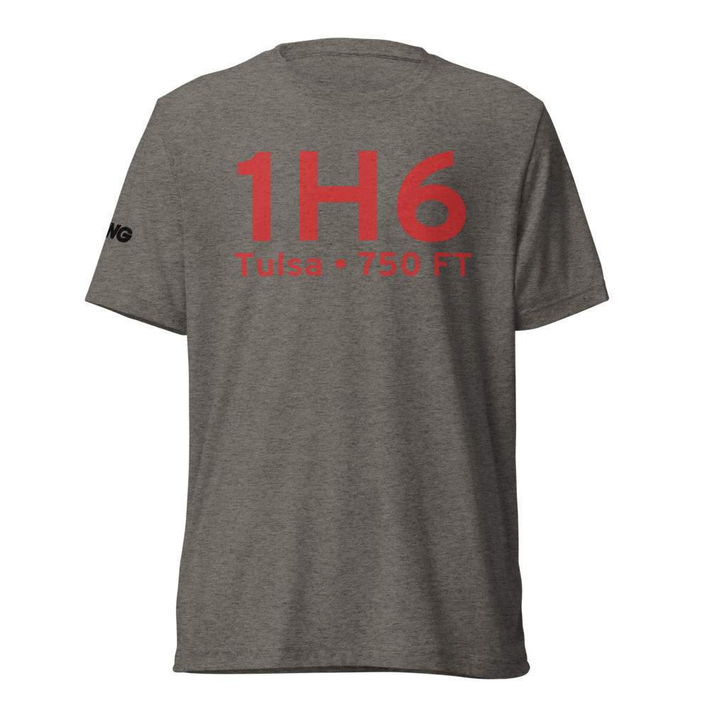 Tulsa (1H6) Airport Tri-blend T-Shirt 
