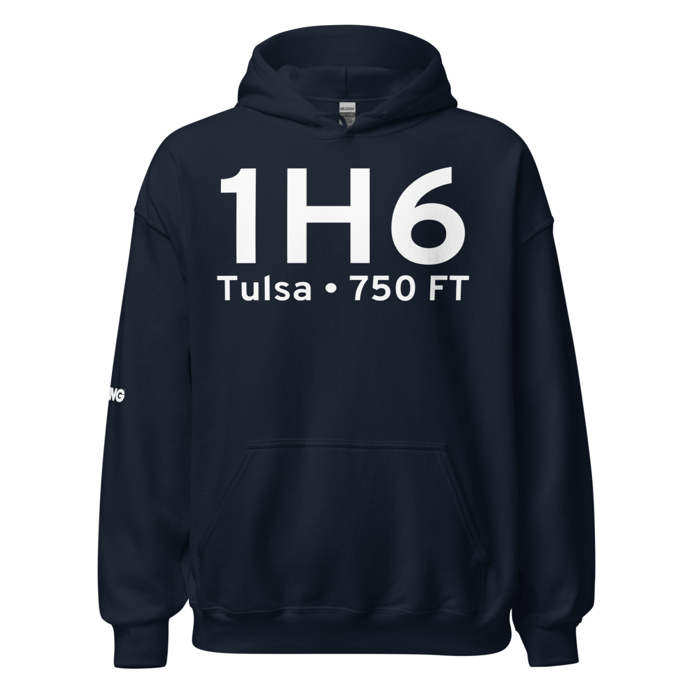 Tulsa (1H6) Airport Hoodie Sweatshirt 
