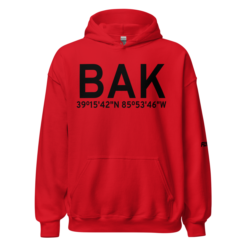 Columbus (KBAK) Airport Hoodie Sweatshirt 