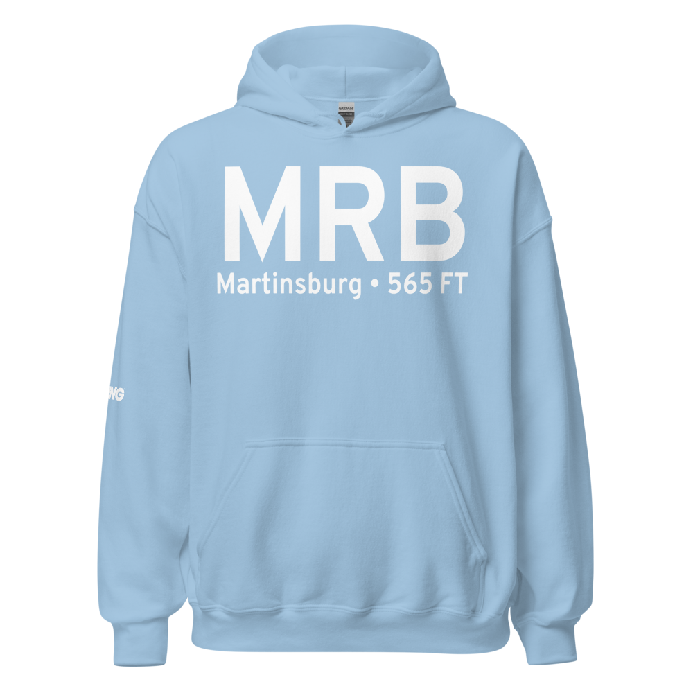 Martinsburg (KMRB) Airport Hoodie Sweatshirt 