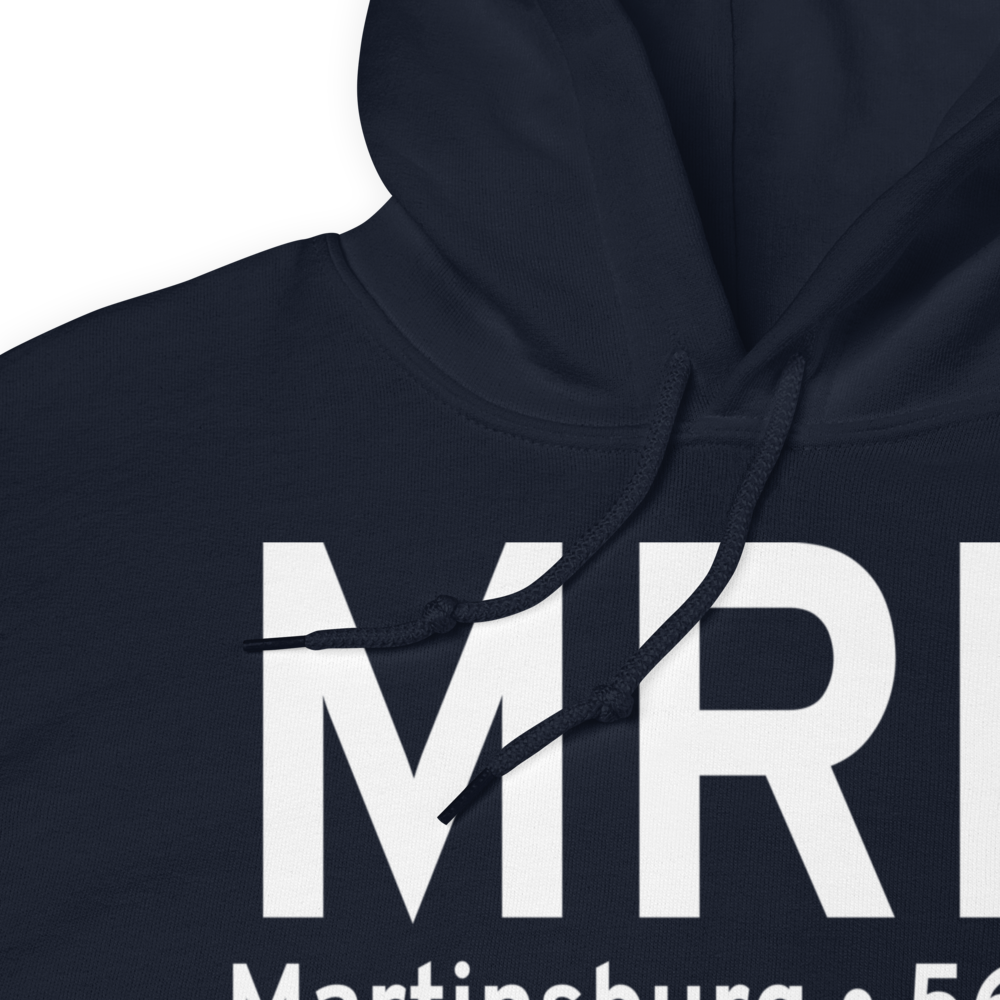 Martinsburg (KMRB) Airport Hoodie Sweatshirt 