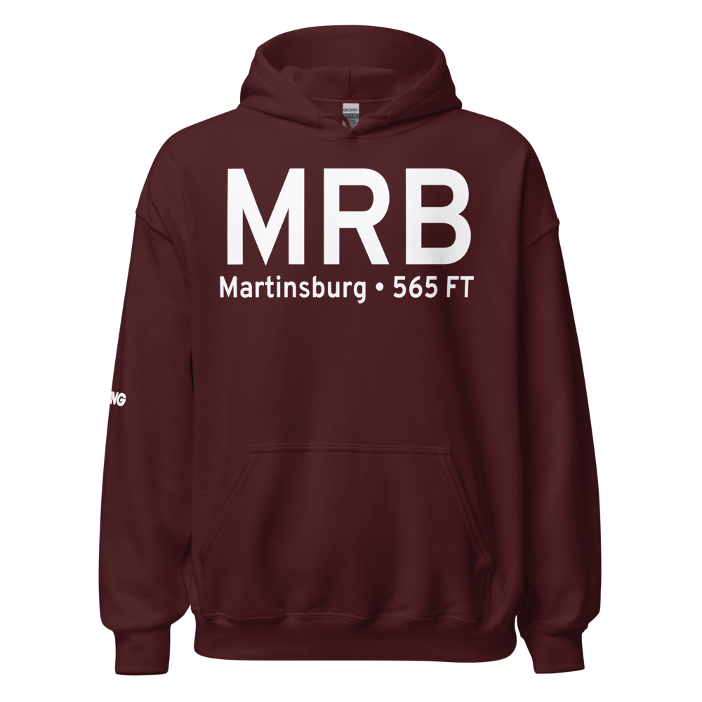 Martinsburg (KMRB) Airport Hoodie Sweatshirt 
