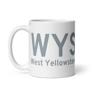 West Yellowstone (KWYS) Airport Mug