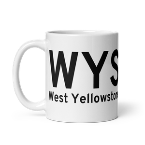 West Yellowstone (KWYS) Airport Mug
