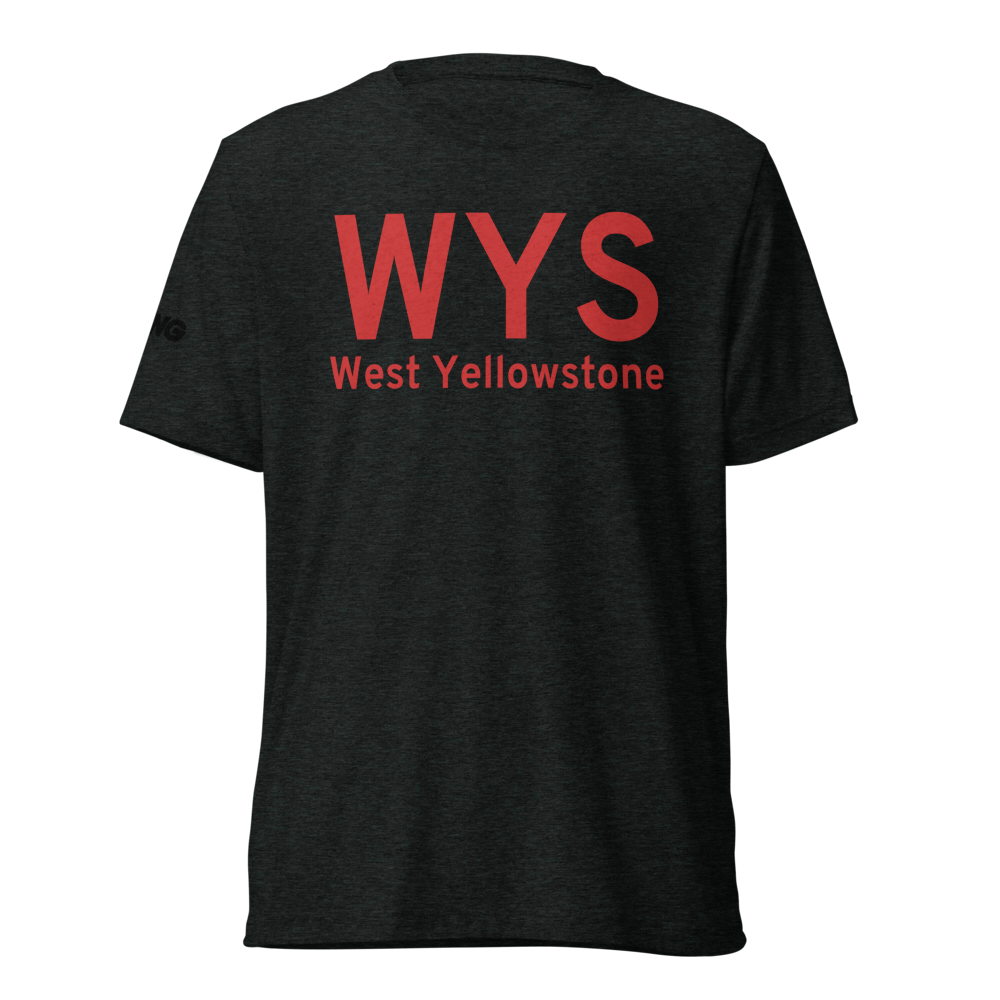 West Yellowstone (KWYS) Airport Tri-blend T-Shirt 