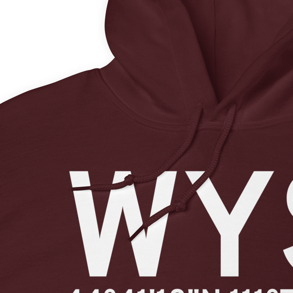 West Yellowstone (KWYS) Airport Hoodie Sweatshirt 