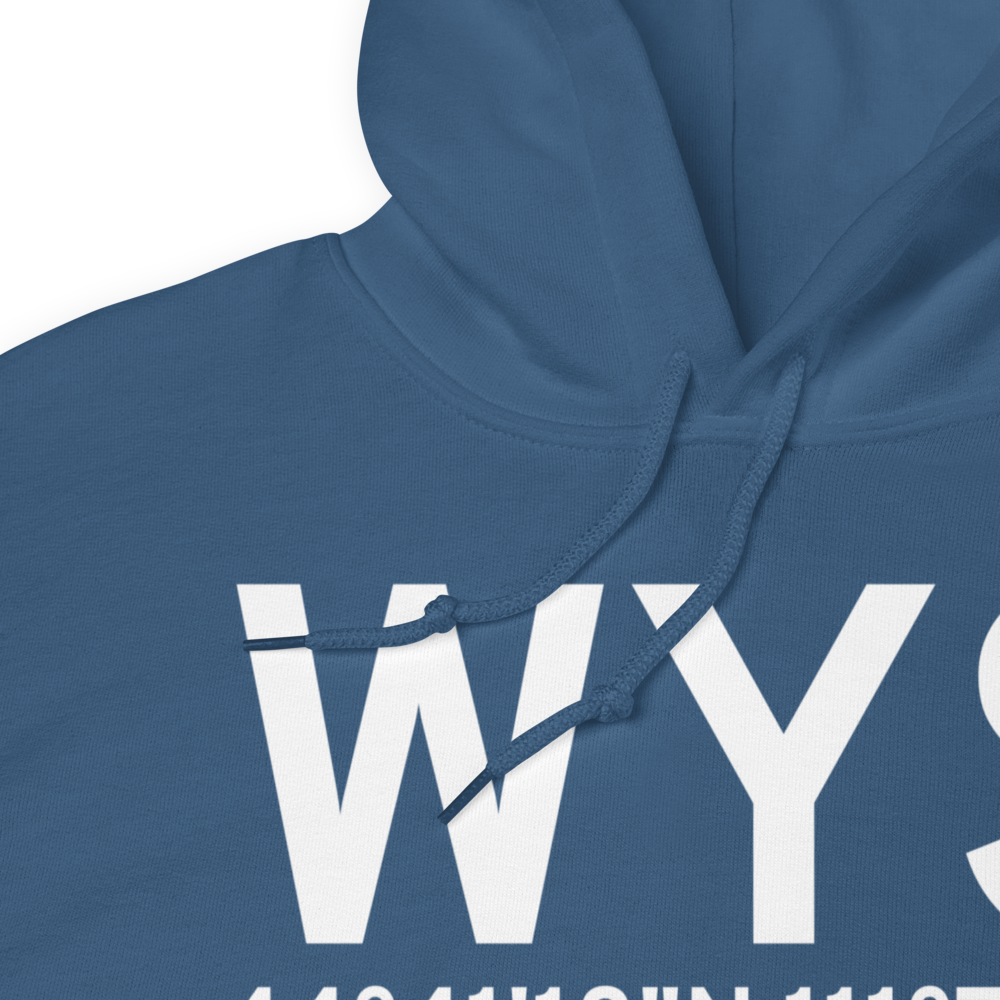 West Yellowstone (KWYS) Airport Hoodie Sweatshirt 
