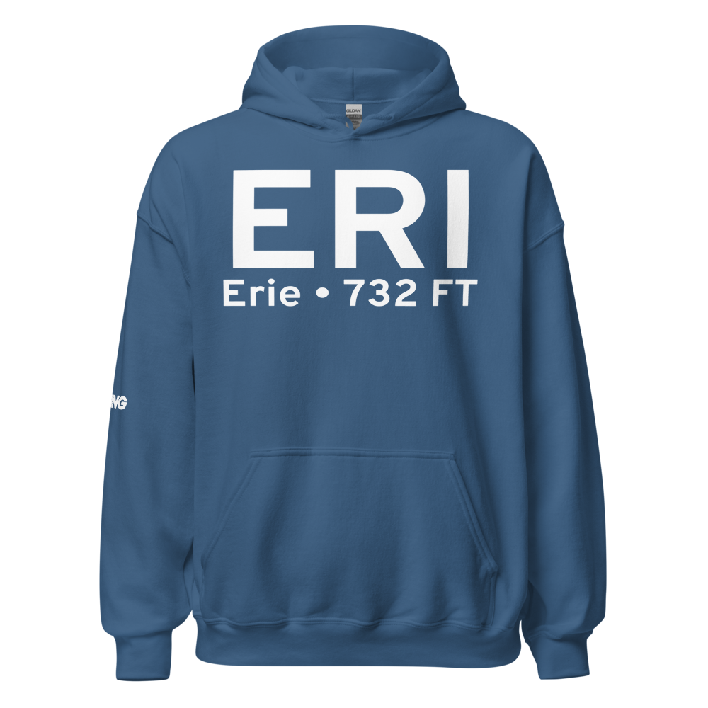 Erie (KERI) Airport Hoodie Sweatshirt 