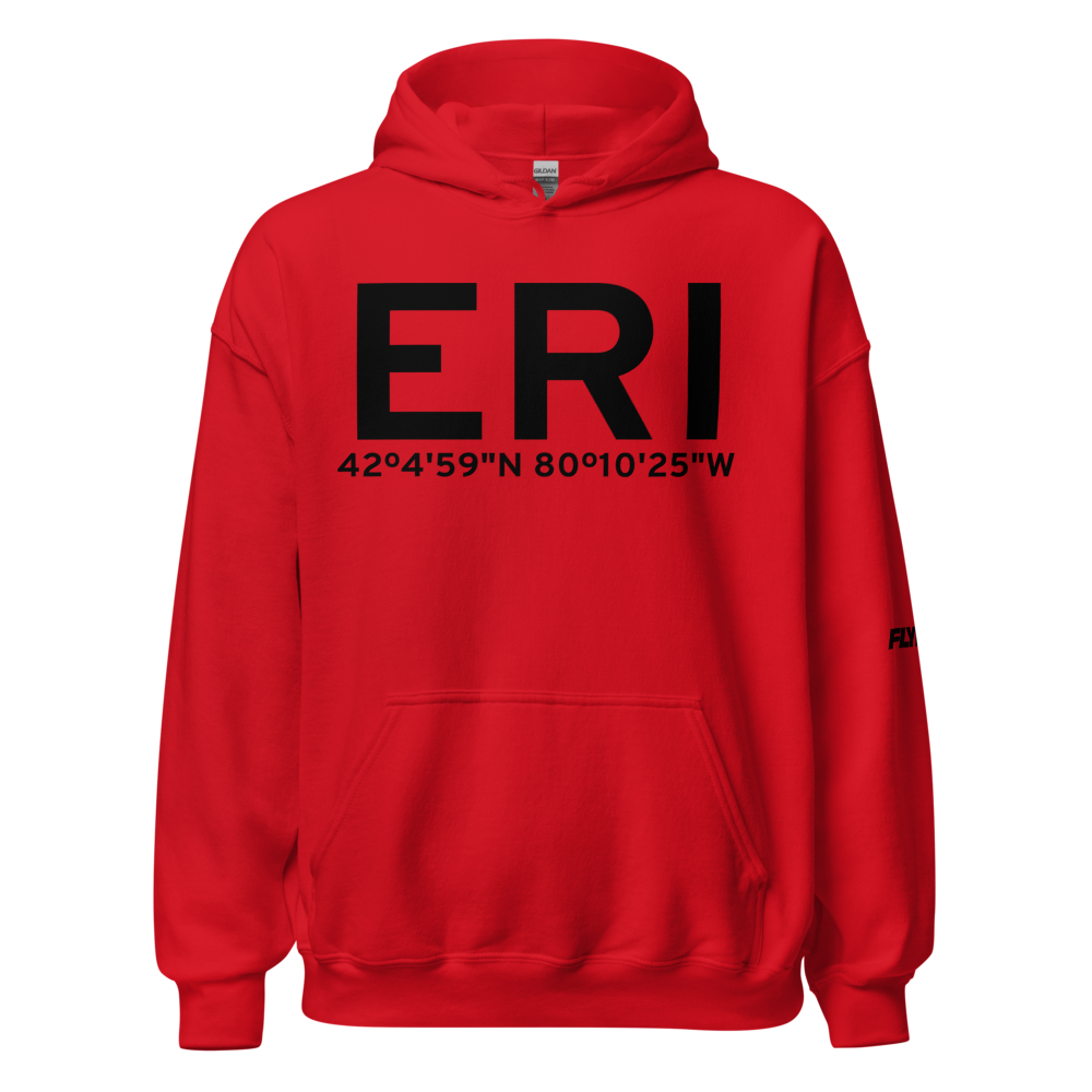 Erie (KERI) Airport Hoodie Sweatshirt 